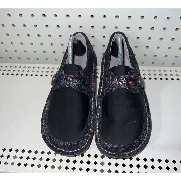 Alegria Dena Sweetums Womens Nursing Work Clogs Size EU 37 US 7 7.5 Floral - Picture 4 of 8